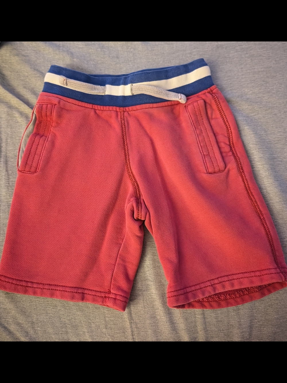 Mini Boden Navy Blue Ribbed Waistband Top